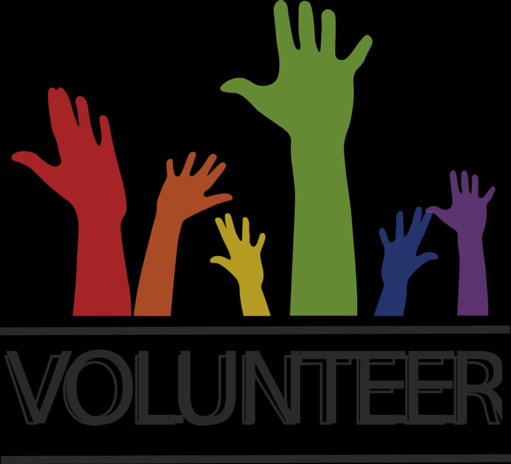 Healthcare volunteers supporting the community